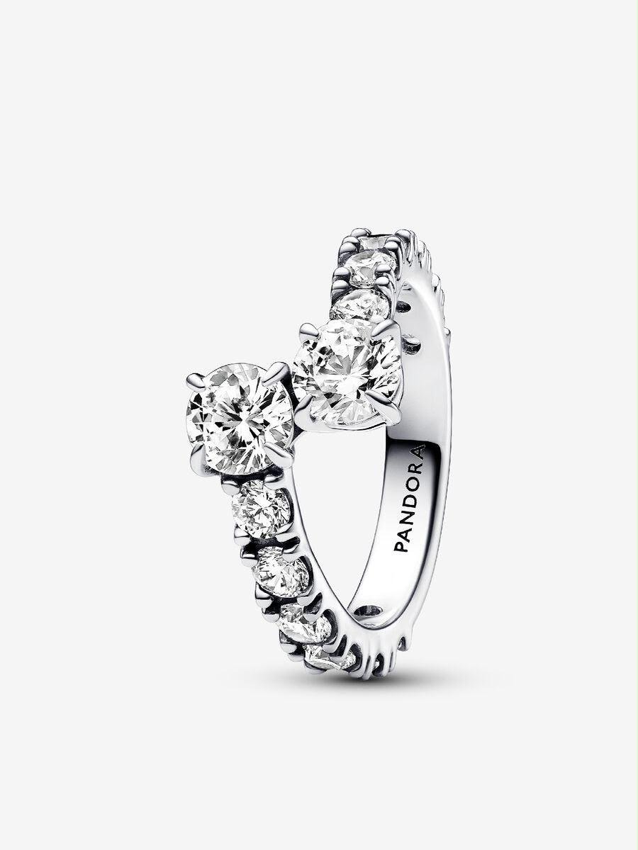 Bright Heart Double Ring