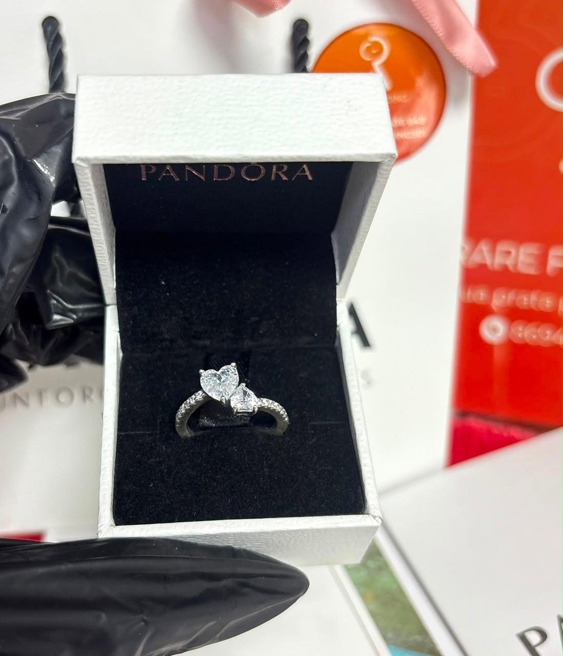Double Hoop Heart Ring - foto 2