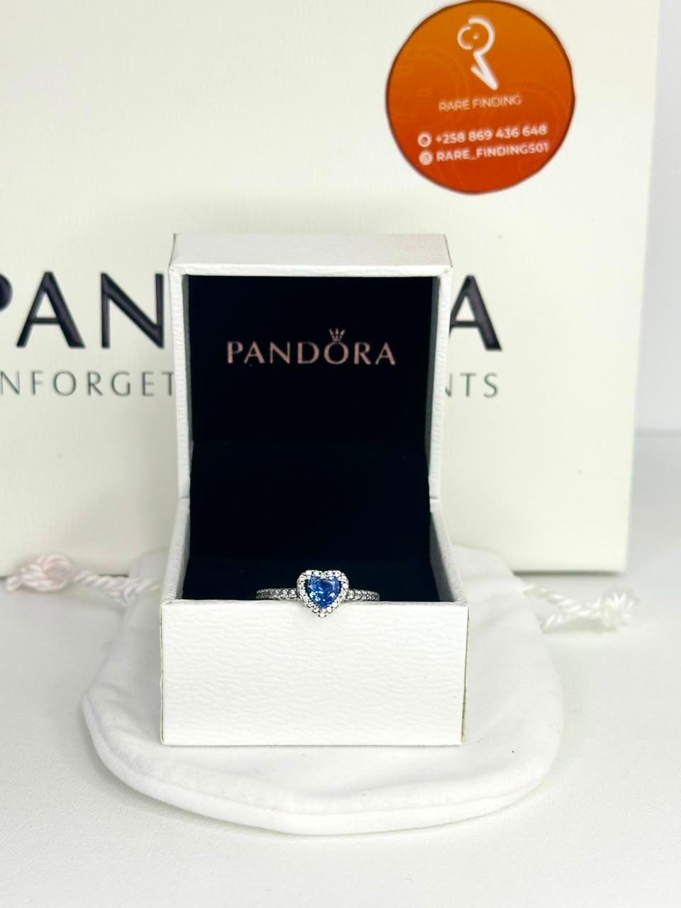 Pandora Elevated Blue Heart Silver - foto 2