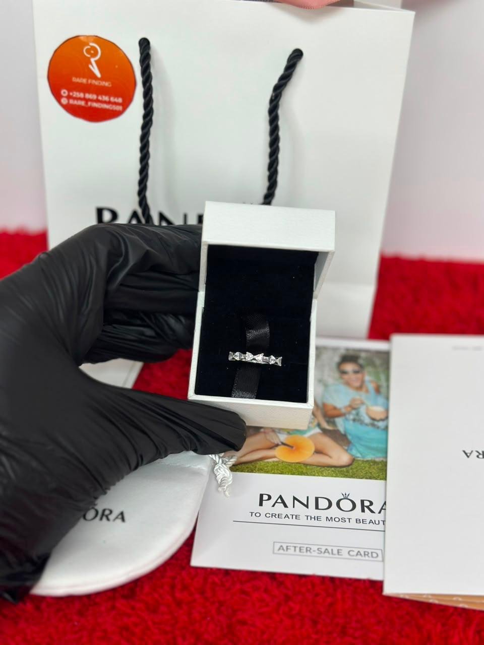 Pandora Sparkling Bow Double-Row - foto 2