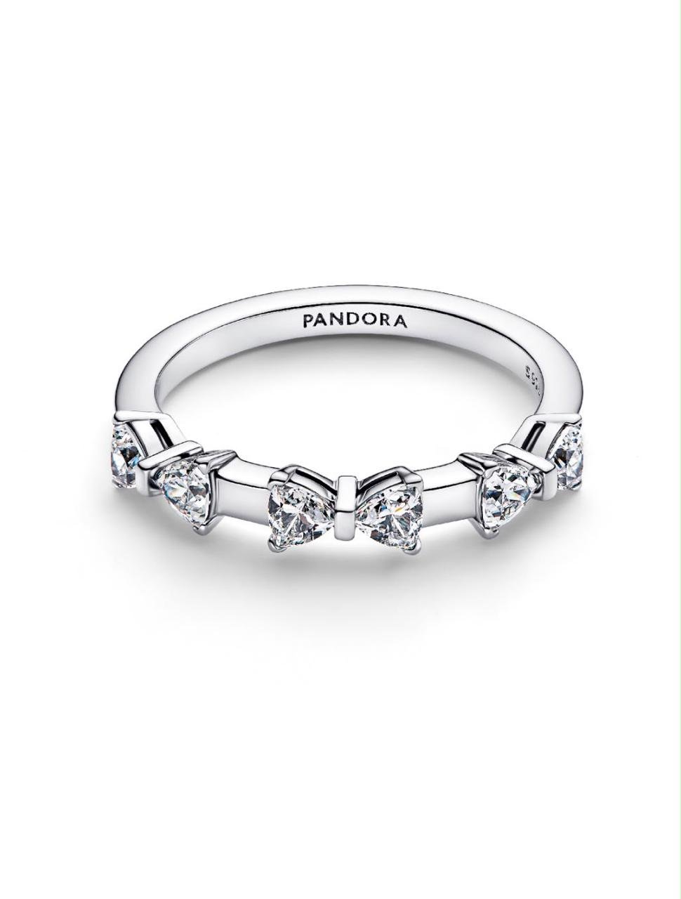 Pandora Sparkling Bow Double-Row