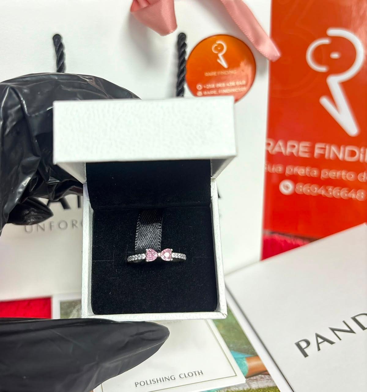 Pandora Sparkling Pink Bow - foto 2